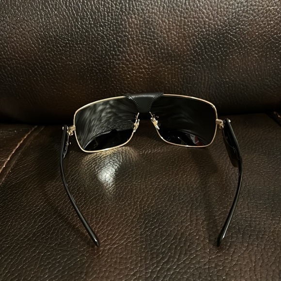 Versace unisex la Medusa Tinted logo monogram aviator sunglasses NWB - Picture 10 of 12